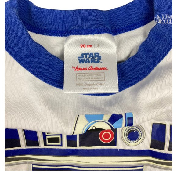 Hanna Andersson R2-D2 Star Wars Glow In The Dark Pajama (TOP ONLY) Size … - Picture 4 of 6